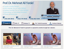 Tablet Screenshot of mehmetaliyerdel.com